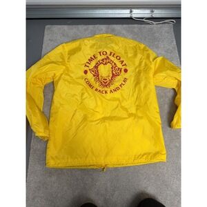 IT Chapter 2 Button Up Size XL TIME TO FLOAT COME BACK AND PLAY YELLOW PENNYWISE
